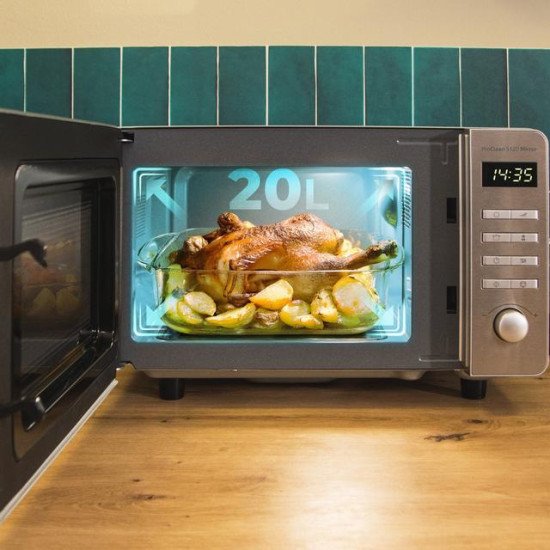 Cecotec Proclean 5120 Flatbed Mirror Gris Micro-ondes grill Comptoir 20 L 700 W