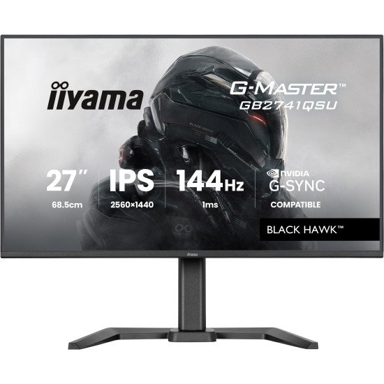 iiyama G-MASTER GB2741QSU-B1 écran PC 68,6 cm (27") 2560 x 1440 pixels Noir