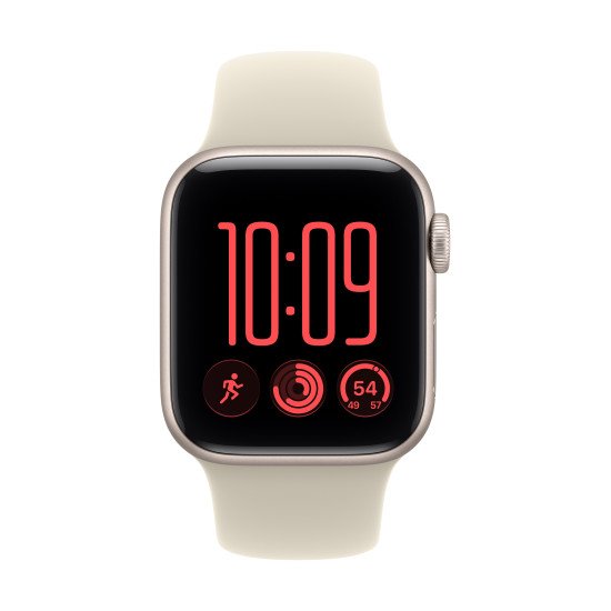 Apple Watch SE (3nd generation) OLED 40 mm Numérique 324 x 394 pixels Écran tactile Beige Wifi GPS (satellite)