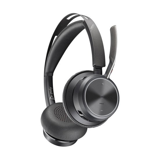 HP Micro-casque Poly VFOCUS2 USB-A avec socle de charge