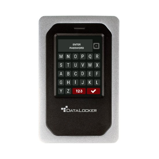 DataLocker DL4 FE 4 To Aluminium, Noir