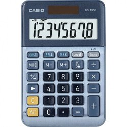Casio MS-88EM calculatrice Bureau Calculatrice à écran Bleu Casio MS-88EM calculatrice Bureau Calculatrice à écran Bleu