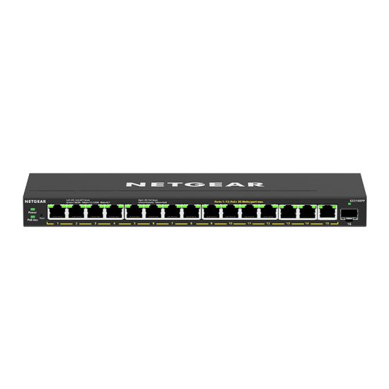 Netgear GS316EPP-100PES commutateur réseau Géré Connexion Ethernet