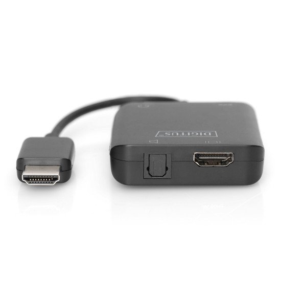 Digitus 4 x extracteur audio HDMI® pour HDMI® / Stereo 2.0 / Toslink™ 5.1