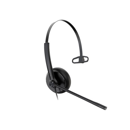 Yealink YHS34 Casque Avec fil Arceau Appels/Musique Noir