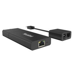 Yealink USB2CAT5E-EXT Émetteur et récepteur réseau Noir