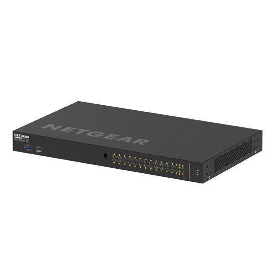 Netgear GSM4230P-100EUS commutateur réseau Géré Gigabit Ethernet (PoE) 1U Noir