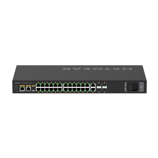 Netgear GSM4230P-100EUS commutateur réseau Géré Gigabit Ethernet (PoE) 1U Noir