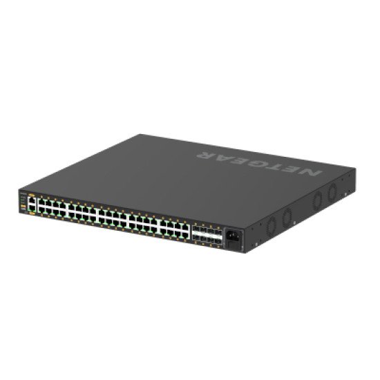 Netgear GSM4248PX-100EUS commutateur réseau Géré L2/L3/L4 Gigabit Ethernet (PoE) Noir