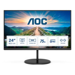 AOC V4 Q24V4EA LED écran PC 24" 2560 x 1440 pixels 2K Ultra HD Noir