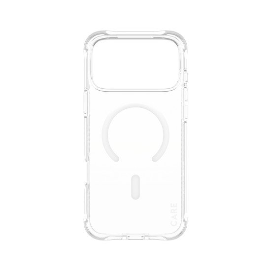 PanzerGlass CARE by ® Fashionable Case Samba Transparent w. White MagSafe iPhone 17 Pro Max coque de protection pour téléphones portables Housse