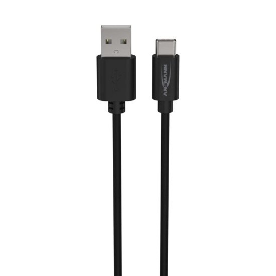 Ansmann 1700-0130 câble USB 1 m USB A USB C Noir