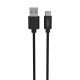 Ansmann 1700-0130 câble USB 1 m USB A USB C Noir