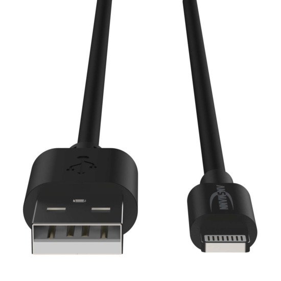 Ansmann 1700-0131 câble USB 1 m USB A Lightning Noir