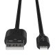 Ansmann 1700-0131 câble USB 1 m USB A Lightning Noir