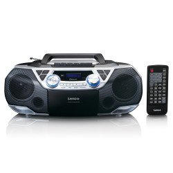 Lenco SCD-720SI Radio portable Numérique Noir, Argent