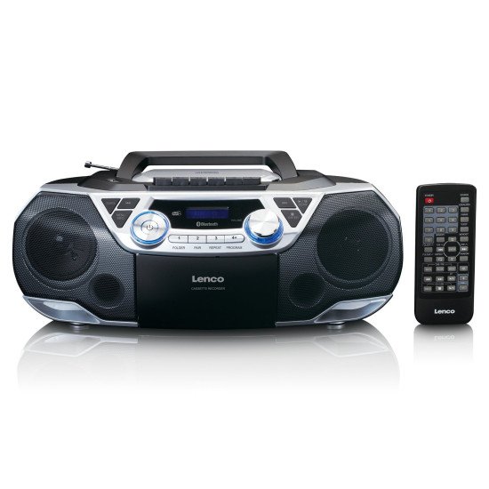 Lenco SCD-720SI Radio portable Numérique Noir, Argent