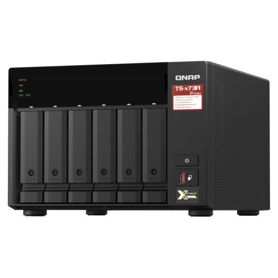 QNAP TS-673A-8G serveur de stockage NAS Ethernet/LAN Noir V1500B