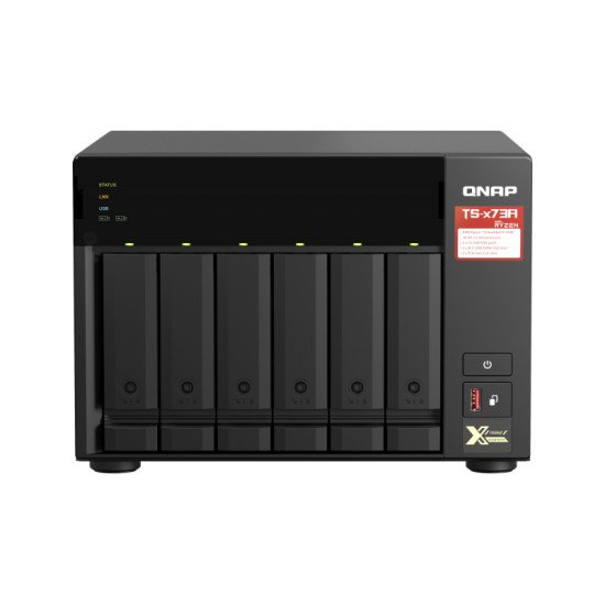 QNAP TS-673A-8G serveur de stockage NAS Ethernet/LAN Noir V1500B
