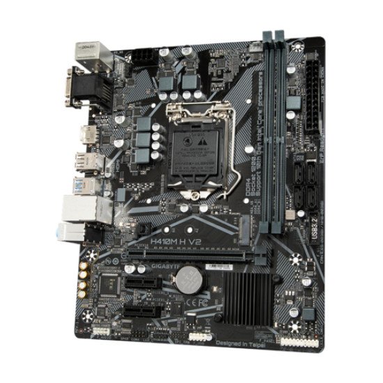 Gigabyte H410M H V2 carte mère Intel H410 LGA 1200 micro ATX