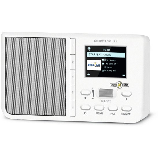 TechniSat STERNRADIO IR 2 Internet Blanc