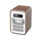 Denver DAB-48WHITE Radio portable Personnel Numérique Blanc, Bois