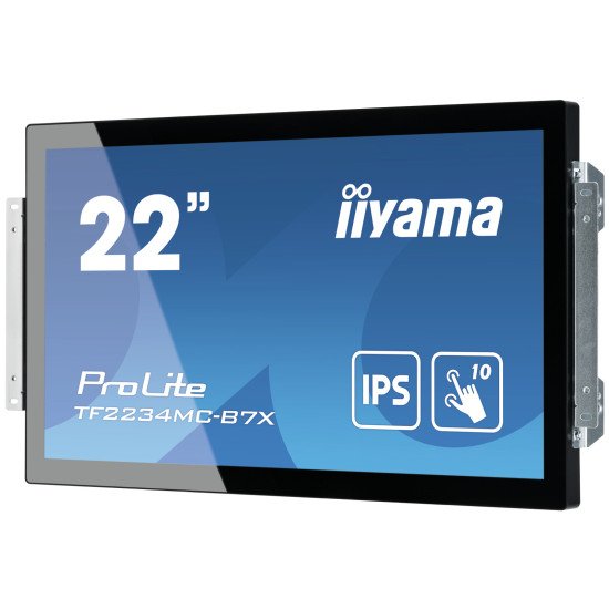 iiyama ProLite TF2234MC-B7X moniteur à écran tactile 54,6 cm (21.5") 1920 x 1080 pixels Plusieurs pressions Multi-utilisateur Noir