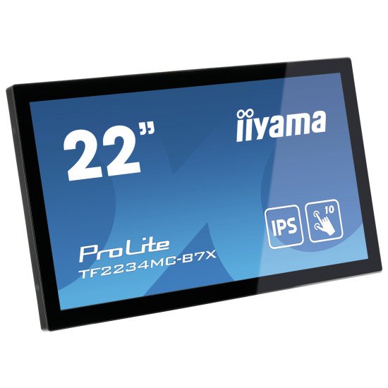 iiyama ProLite TF2234MC-B7X moniteur à écran tactile 54,6 cm (21.5") 1920 x 1080 pixels Plusieurs pressions Multi-utilisateur Noir