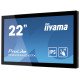 iiyama ProLite TF2234MC-B7X moniteur à écran tactile 54,6 cm (21.5") 1920 x 1080 pixels Plusieurs pressions Multi-utilisateur Noir