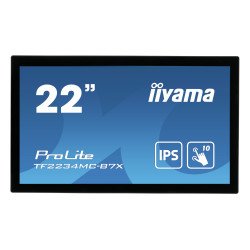 iiyama ProLite TF2234MC-B7X moniteur à écran tactile 54,6 cm (21.5") 1920 x 1080 pixels Plusieurs pressions Multi-utilisateur Noir