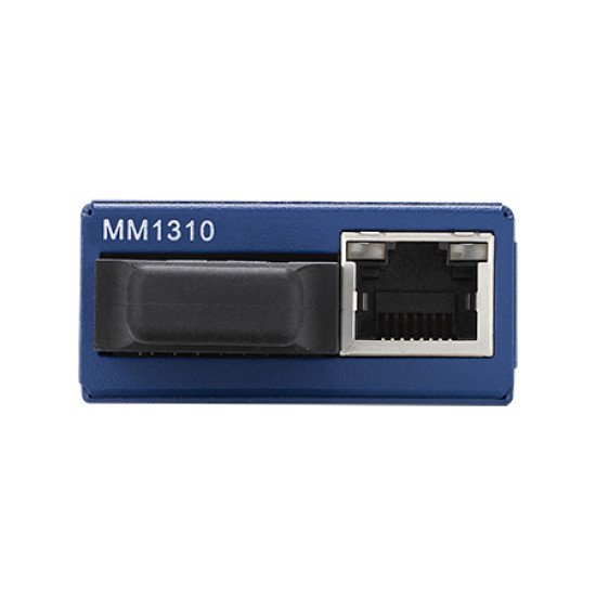 Advantech IMC-350-MM-PS-A convertisseur de support réseau 100 Mbit/s 1300 nm Multimode Bleu