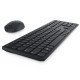 DELL KM5221W clavier Souris incluse RF sans fil QWERTZ Allemand Noir