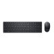 DELL KM5221W clavier RF sans fil QWERTY US International Noir