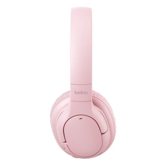 Belkin SoundForm Play ANC Casque Avec fil &sans fil Arceau Musique Bluetooth Rose