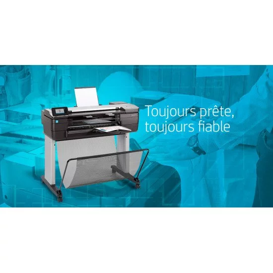 HP Designjet T830 24 imprimante grand format Wifi Jet d'encre Couleur 2400 x 1200 DPI 610 x 1897 mm Ethernet/LAN HP Designjet T830 24 imprimante grand format Wifi Jet d'encre Couleur 2400 x 1200 DPI 610 x 1897 mm Ethernet/LAN