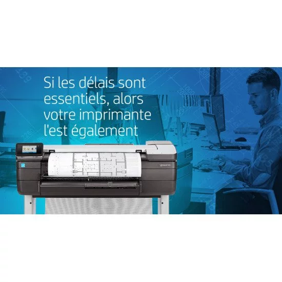 HP Designjet T830 24 imprimante grand format Wifi Jet d'encre Couleur 2400 x 1200 DPI 610 x 1897 mm Ethernet/LAN HP Designjet T830 24 imprimante grand format Wifi Jet d'encre Couleur 2400 x 1200 DPI 610 x 1897 mm Ethernet/LAN