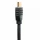 C2G Câble HDMI ultra flexible, haut débit, série de performance de 0,3 m - 4K 60 Hz encastrable dans le mur, certifié CMG (FT4)