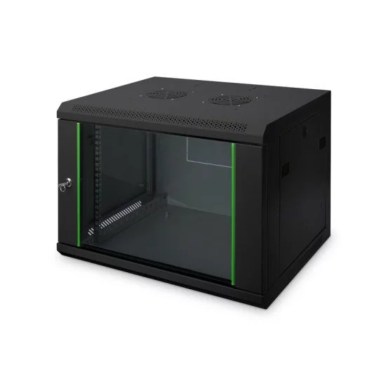 Rack Mural Intellinet 15U - Armoire De Réseau Noire à Monter Au Mur, Idéale Pour équipements Informatiques - 4