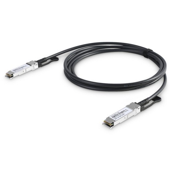 ASSMANN Electronic DN-81307 câble d'InfiniBand 1 m QSFP+ Noir, Argent