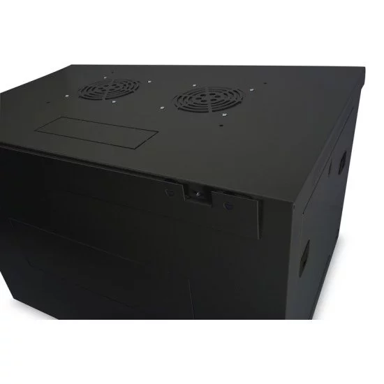 Rack Mural Intellinet 15U - Armoire De Réseau Noire à Monter Au Mur, Idéale Pour équipements Informatiques - 7
