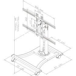 Newstar PLASMA-M1200 support tv
