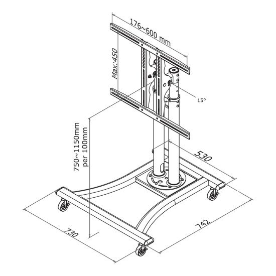 Newstar PLASMA-M1200 support tv Newstar PLASMA-M1200 support tv