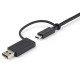 StarTech.com USBCCADP câble USB 1 m USB 3.2 Gen 2 (3.1 Gen 2) USB C Noir