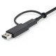 StarTech.com USBCCADP câble USB 1 m USB 3.2 Gen 2 (3.1 Gen 2) USB C Noir