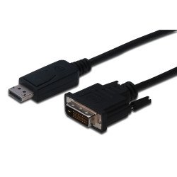 ASSMANN Electronic AK-340301-030-S câble vidéo et adaptateur 3 m DisplayPort DVI-D Noir