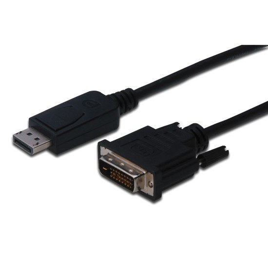 ASSMANN Electronic AK-340301-030-S câble vidéo et adaptateur 3 m DisplayPort DVI-D Noir