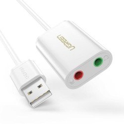 Ugreen 30143 carte sons 2.0 canaux USB Ugreen 30143 carte sons 2.0 canaux USB