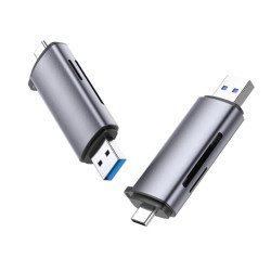 Ugreen 50706 lecteur de carte mémoire USB/Micro-USB Argent Ugreen 50706 lecteur de carte mémoire USB/Micro-USB Argent