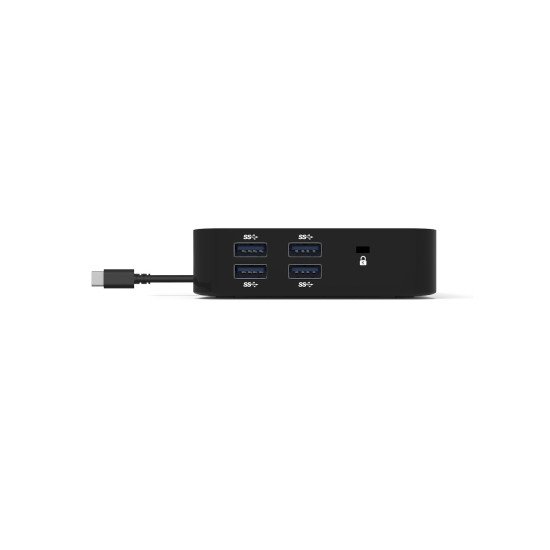 Port Designs 901907 station d'accueil Avec fil USB 3.2 Gen 1 (3.1 Gen 1) Type-C Noir