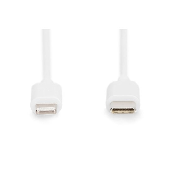 Digitus Câble de données/de charge, Lightning USB-C™, MFI, 1 m Digitus Câble de données/de charge, Lightning USB-C™, MFI, 1 m